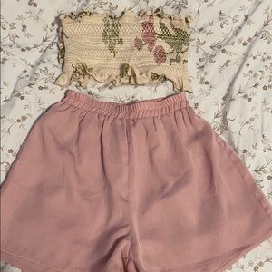 2 for $15 🤎 Pink high wasted shorts